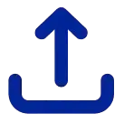 Symbol zum Hochladen einer Datei.